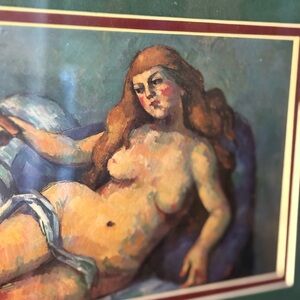 Cezanne Colorful Nude Art Print